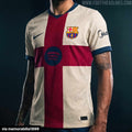 Maillot de Barcelone blanc et crème 2027