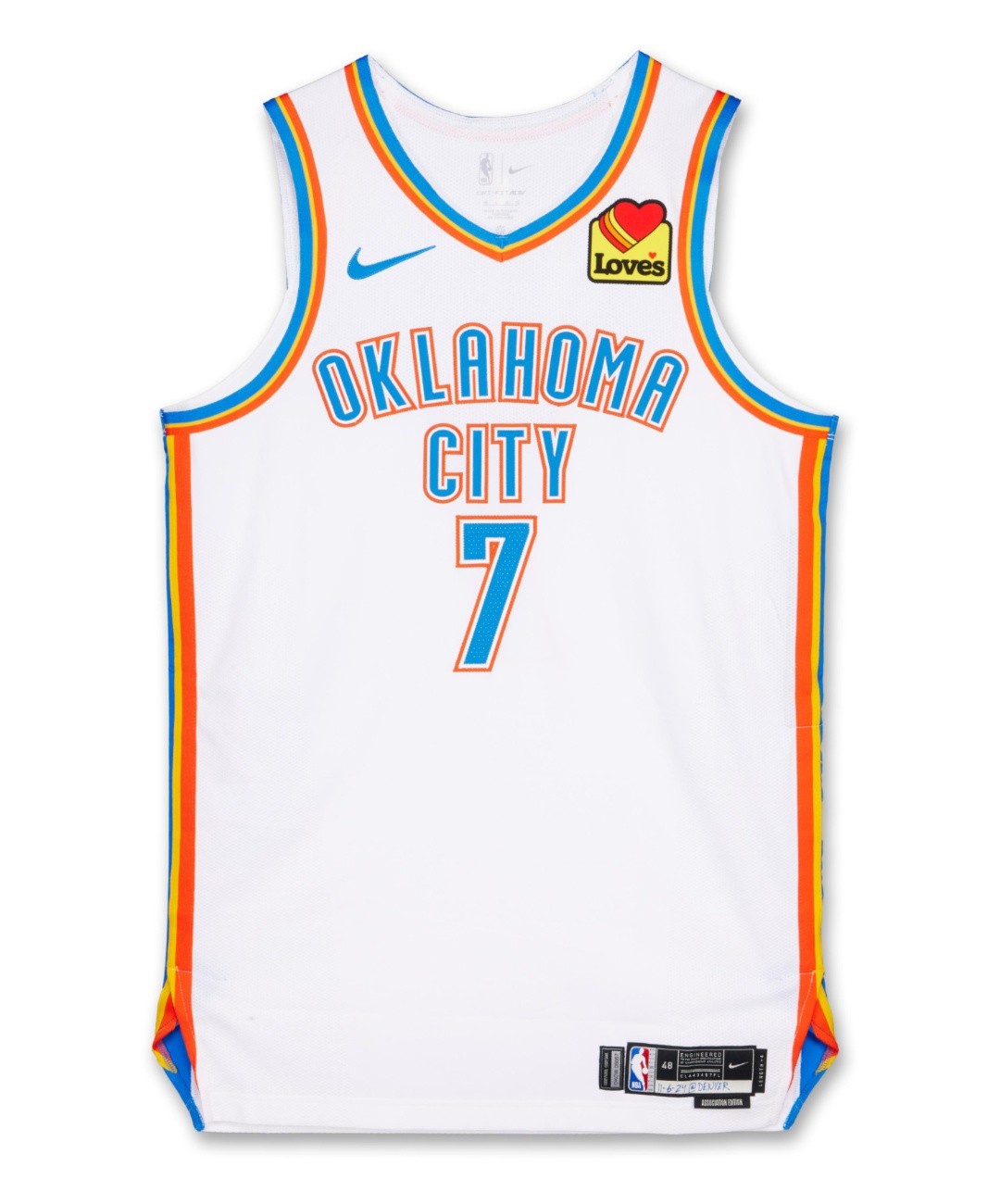 Maillot Oklahoma City Thunder blanc 2027