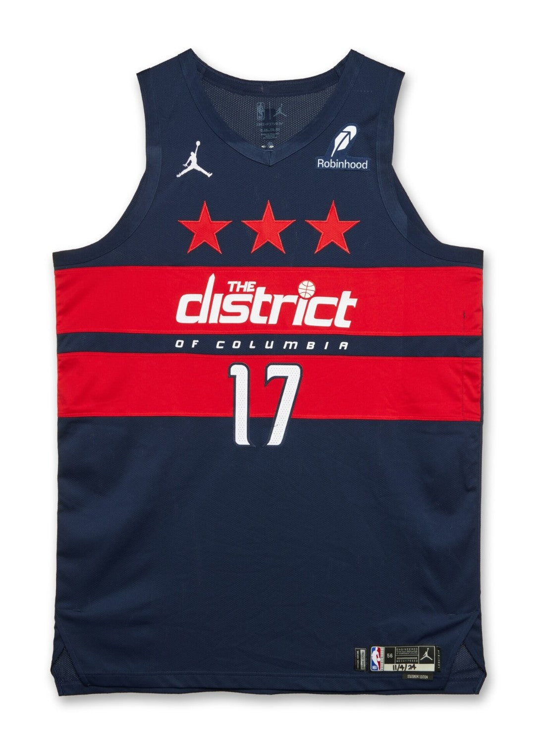 Maillot Wizards bleu marine 2027